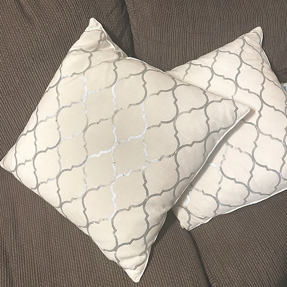 Bundle of 2 Large throw pillows - Picture 3 of 5